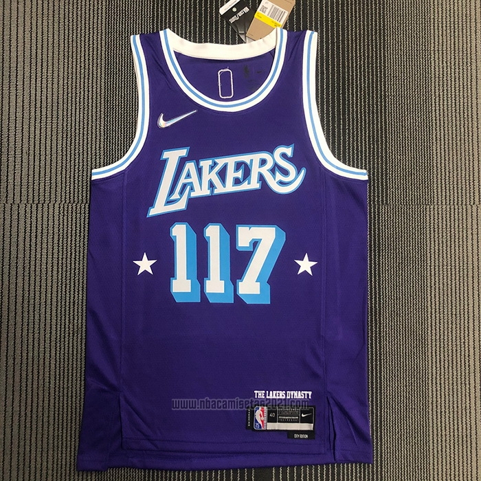Camiseta Los Angeles Lakers x X-BOX Master Chief #117 Violeta
